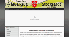 Desktop Screenshot of musikzug-stockstadt.de